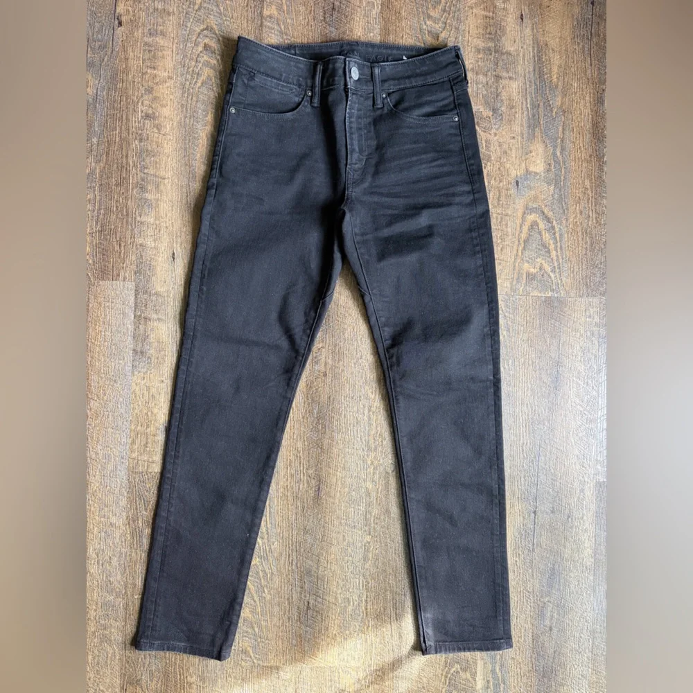 American Eagle Mens Jeans Black Airflex STRETCH Skinny Size 28 x30